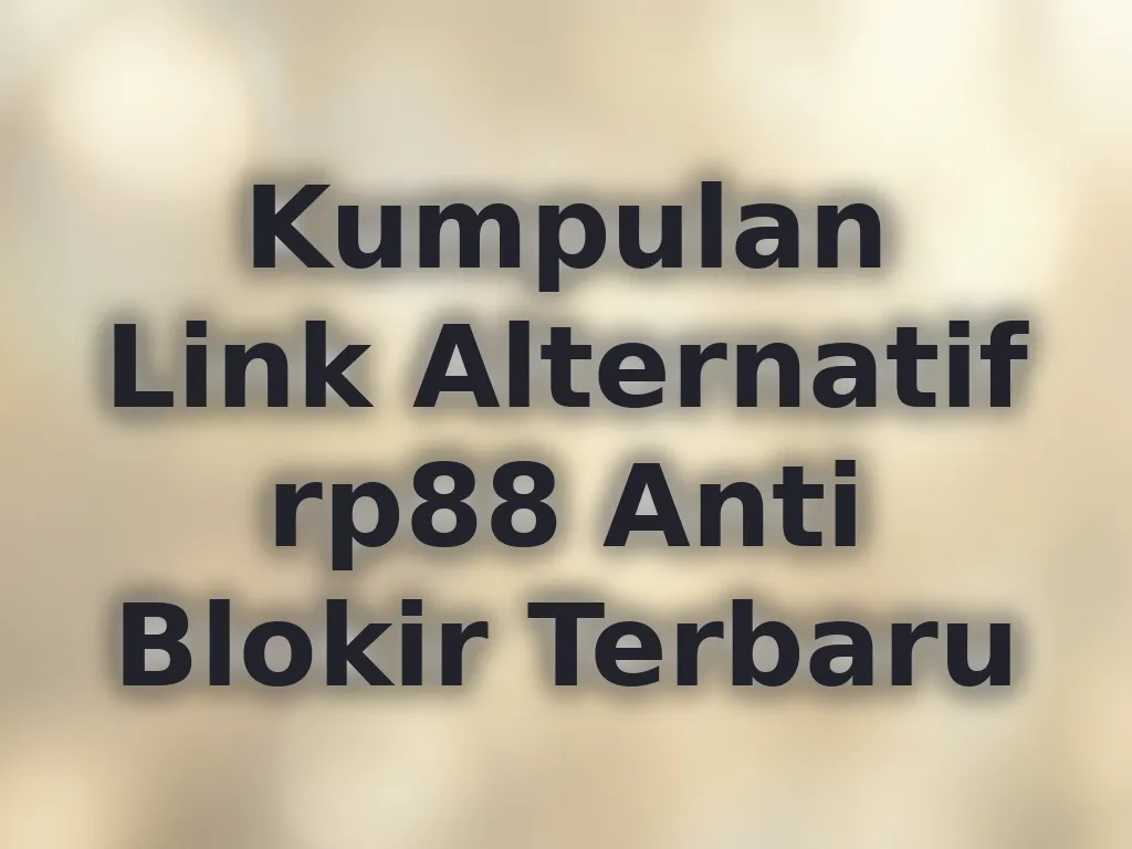 Link Alternatif rp88