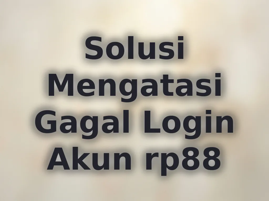 Solusi Login